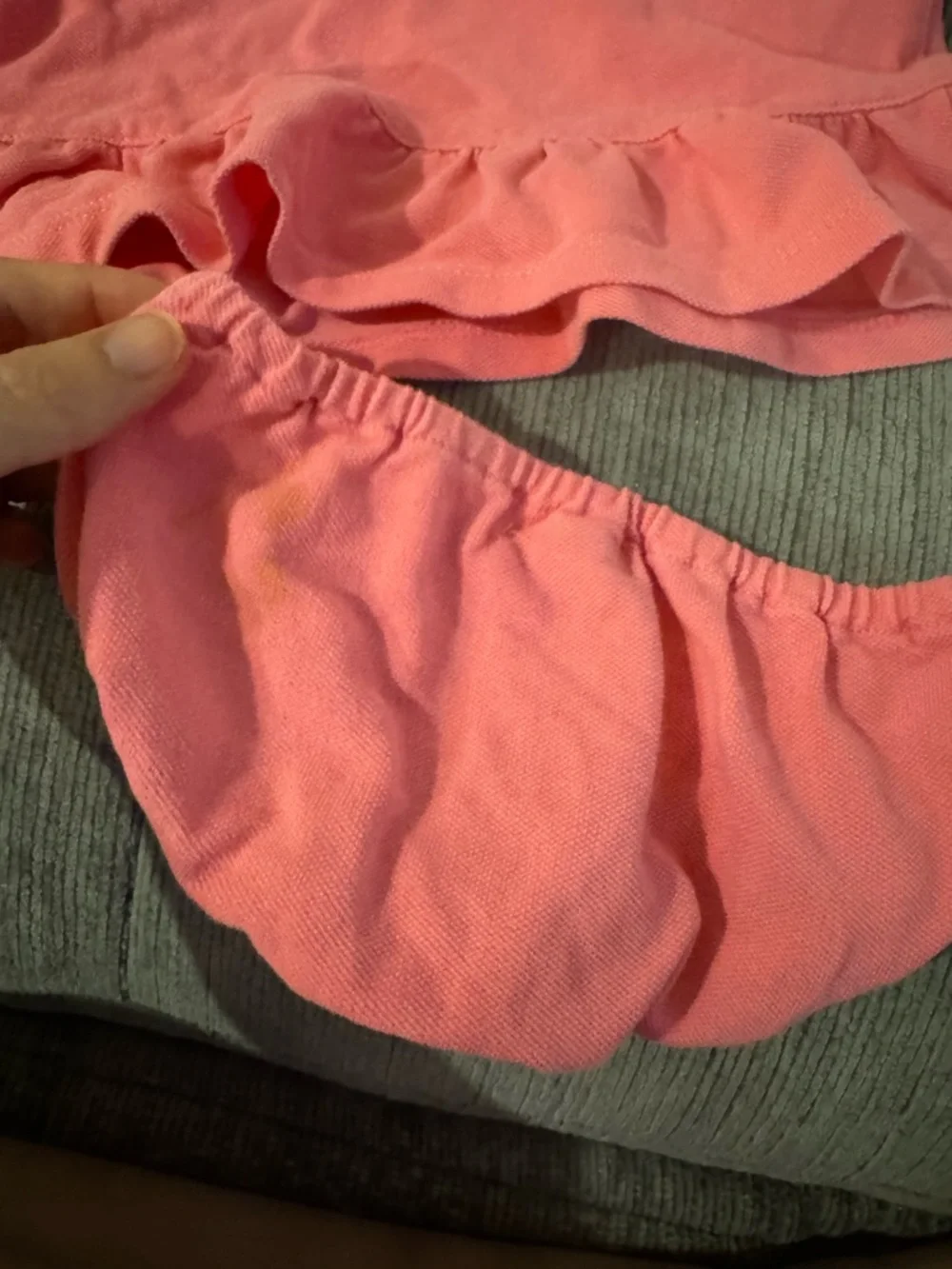 Ralph Lauren Coral Pink Polo Dress with Matching Bloomer